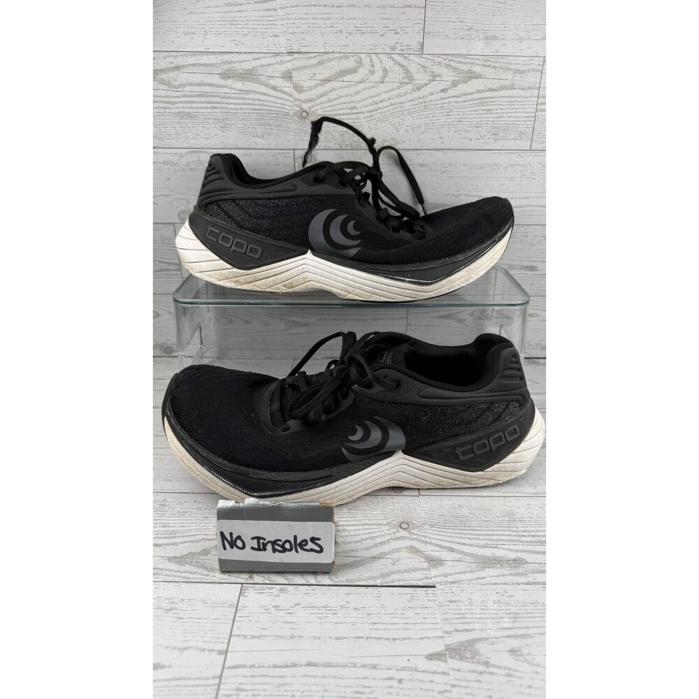 Topo Athletic Ultrafly 5 Black White US 8B Womens Sneakers Running Shoes #932